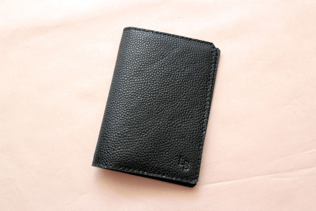 Porte Carte Pliable - Noir&Camel