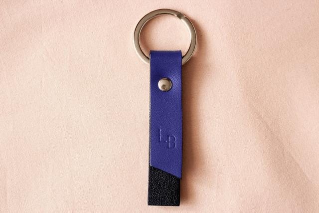 Porte Clé - Bleu&BleuMétallisé