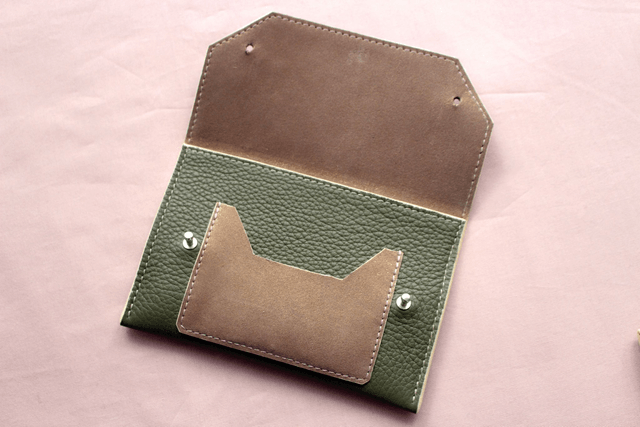 Pochette de Papier de Véhicule - Kaki&Doré