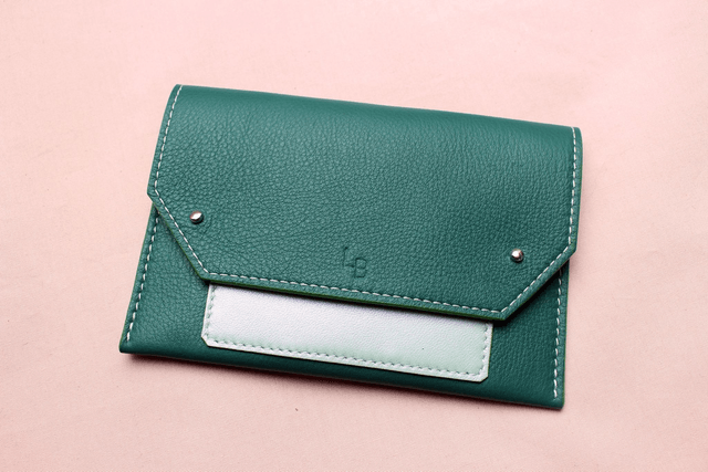 Pochette de Papier de Véhicule - Vert&Vertd'EauIrisé
