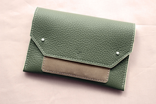 Pochette de Papier de Véhicule - Kaki&Doré