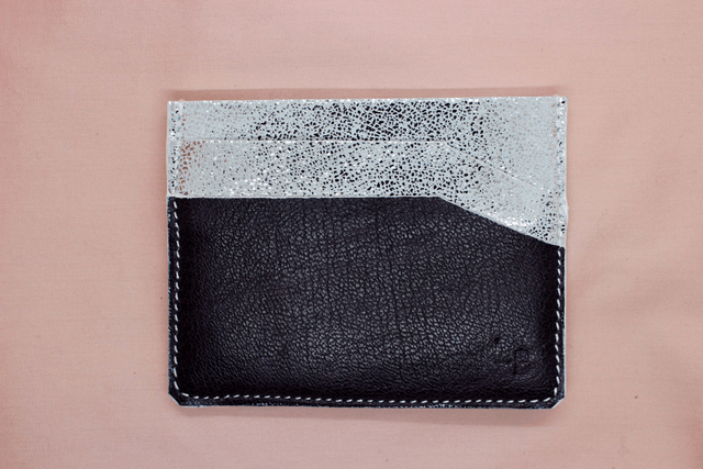 Porte Carte - Prune&Argent