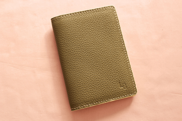 Porte Carte Pliable - Kaki&Crème